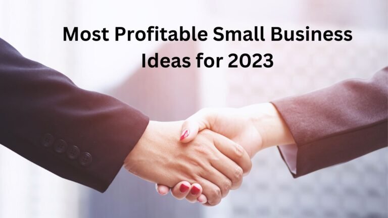 Most Profitable Small Business Ideas for 2023